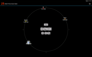 Multi Time Zone Clock screenshot 0