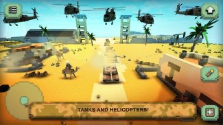 Call of Craft: Blocky Tanks Battlefield screenshot 2