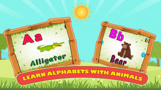 ABC Animal Alphabet Tracing - Puzzle Coloring Book screenshot 0