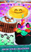 เกมทำอาหารเค้กจริง! ของหวาน Rainbow Unicorn screenshot 0