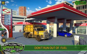 Flying Garbage Truck, Dump Truck Driving Simulator screenshot 10