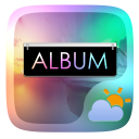 Album GO Weather Widget Theme