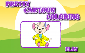 Coloring Game-Pretty Cartoon screenshot 4