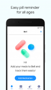 Bell Pill Reminder : Medication tracker 💊⏰ screenshot 1