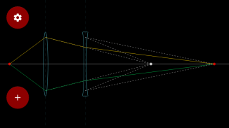 Ray Optics, Óptica Física, Ray Diagram Simulation screenshot 2