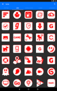 Inverted White and Red Icon Pack Free screenshot 11