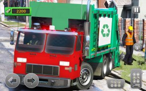 Garbage Truck Simulator 2018 City Cleaner Service screenshot 1