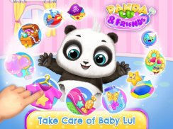 Panda Lu y sus Amigos: Diversión en el Patio screenshot 0