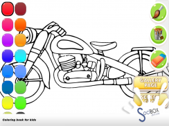 motocicleta coloração screenshot 13