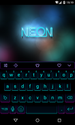 Emoji Keyboard-Neon screenshot 0