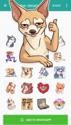 Cute Dog Stickers for WAStickerApps screenshot 4