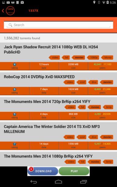 1337X Torrent Client | Download APK For Android - Aptoide