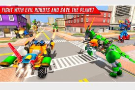 Game transformasi robot kambing - pertempuran kota screenshot 7