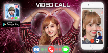 Lisa Video Call Blackpink- Video Call Simulation screenshot 6