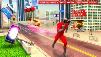 Pahlawan kecepatan flash: game simulator kejahatan screenshot 0
