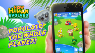 How human evolved: cute clicker game screenshot 1