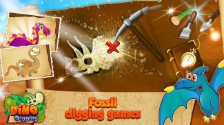 Dino Digging Games: Dig for Dinosaur Bones screenshot 2