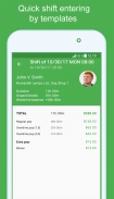 Green Timesheet - shift work log and payroll app screenshot 10