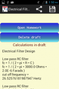 Electrical Filter Design screenshot 2