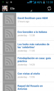 Revistas de Moda, lector RSS screenshot 2