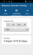 Malaysia Calendar Holiday 2017 screenshot 2