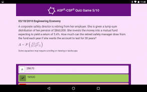 ASP®-CSP® Quiz Game by Bowen EHS screenshot 3