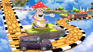 Mountain Car Stunt - Mega Ramp GT Racing Car Game screenshot 2