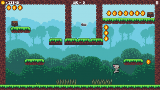 Rabbit Runner - Jeu de sauts de pixels 2D screenshot 3