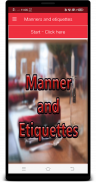 Manners and Etiquettes screenshot 2