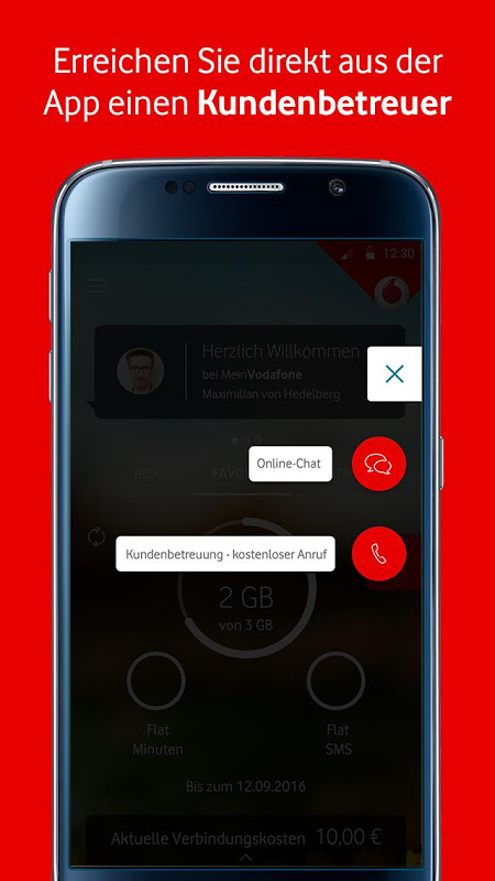 Vodafone online chat