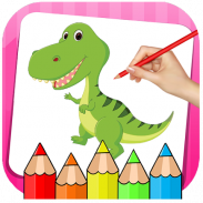 Dinosaurs Coloring Book & Drawing Game screenshot 2