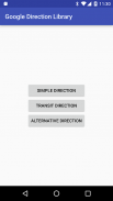 Demo App for Google Direction Library screenshot 0