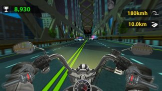 トラフィック バイク レーサー ゲーム screenshot 1