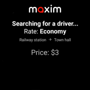 maxim — order taxi, food screenshot 7