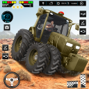 Farm Driving Tractor Games Icon