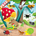 Insectes vers jeu pour enfants Icon