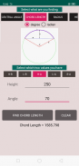 Circle + Arc Calculator screenshot 3