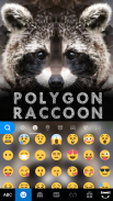 Polygonraccoon 키보드 테마 screenshot 2