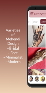 Stylish Mehndi Design 2021 screenshot 0