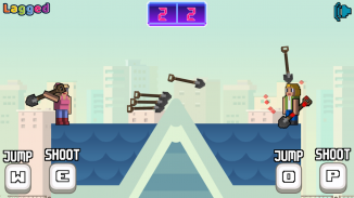 Rooftop Shooters - 2 Player Games screenshot 0