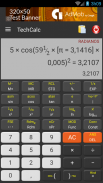 Calculadora TechCalc screenshot 1