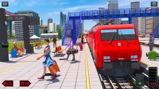 città treno simulatore 2019 gratuito treno Gioc screenshot 0