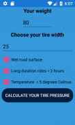 Bike tire pressure calculator screenshot 5