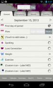 iPeriod Period Tracker Free screenshot 7