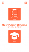 Multiplication table (Study & screenshot 1