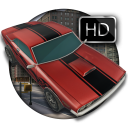 Extreme Red Car Parking Icon