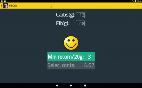 FibCalc - Fiber in food calculator screenshot 2
