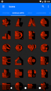 Wicked Red Orange Icon Pack v1.5 ✨Free✨ screenshot 12
