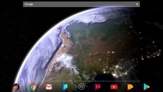 Earth & Moon in HD Gyro 3D Parallax Live Wallpaper screenshot 1