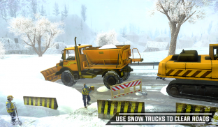 City Heavy Snow Excavator Simulator 3D screenshot 11